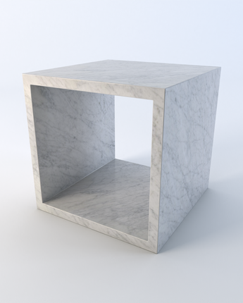 Cubo Marble Side Table