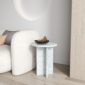 Garda Quartz Side Table