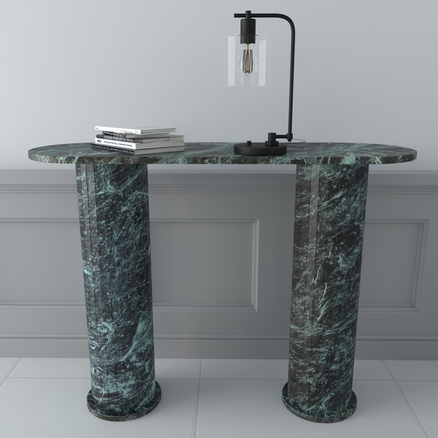 Grecian Marble Console Table