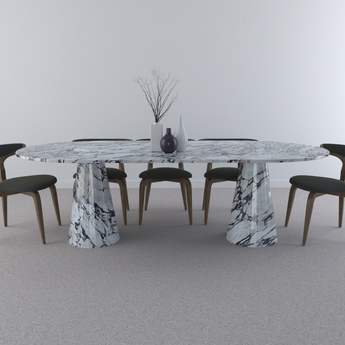 Lusso Marble Dining Table