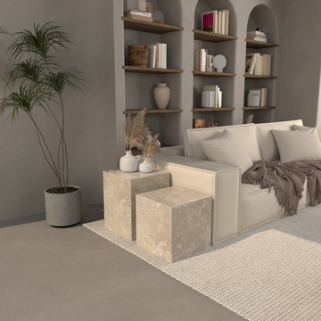 Otta Medium Sintered Stone Side Table