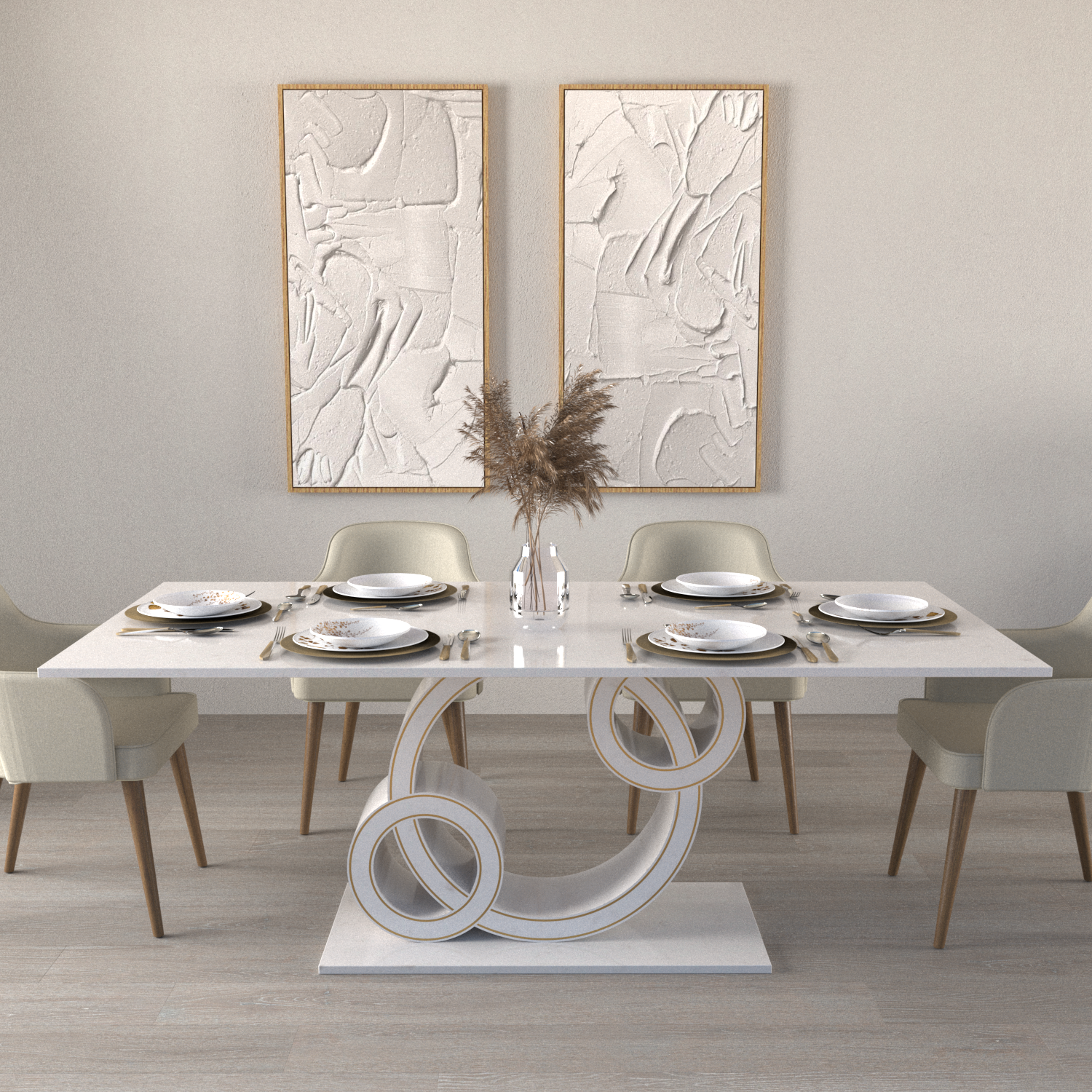 Sorrento Quartz Dining Table (Single Base) – Steve Bristow Furniture