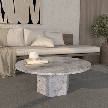 Valentina Tall Granite Coffee Table