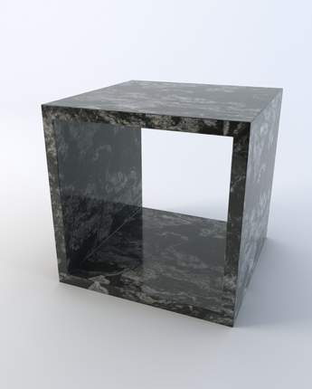 Cubo Granite Side Table