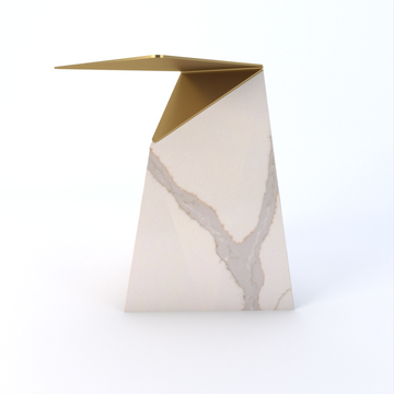 Delta Quartz Side Table