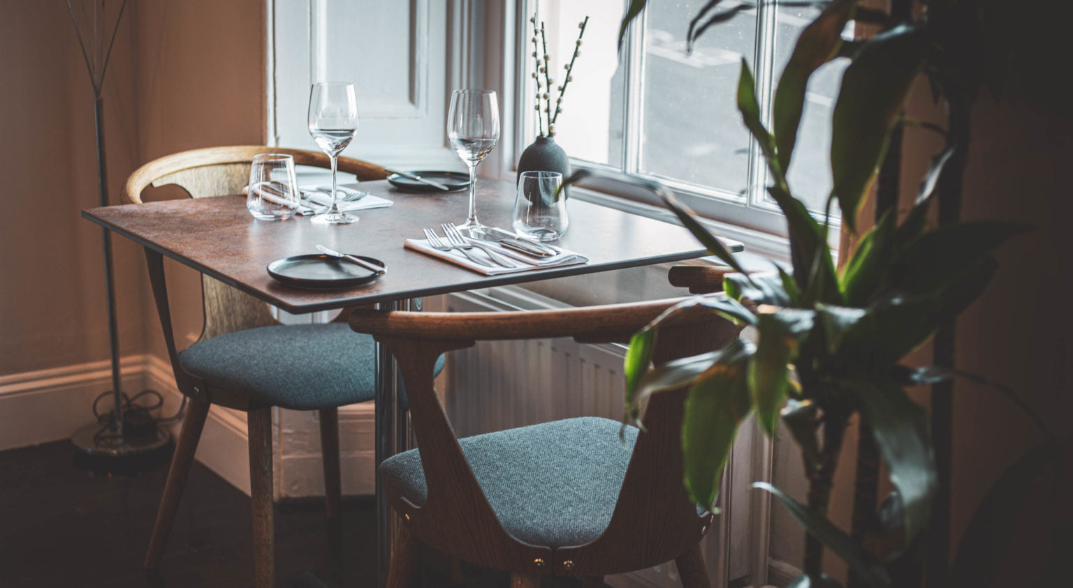 Steve Bristow Furniture & Neolith used for Michelin-Starred Restaurant Refurbishment