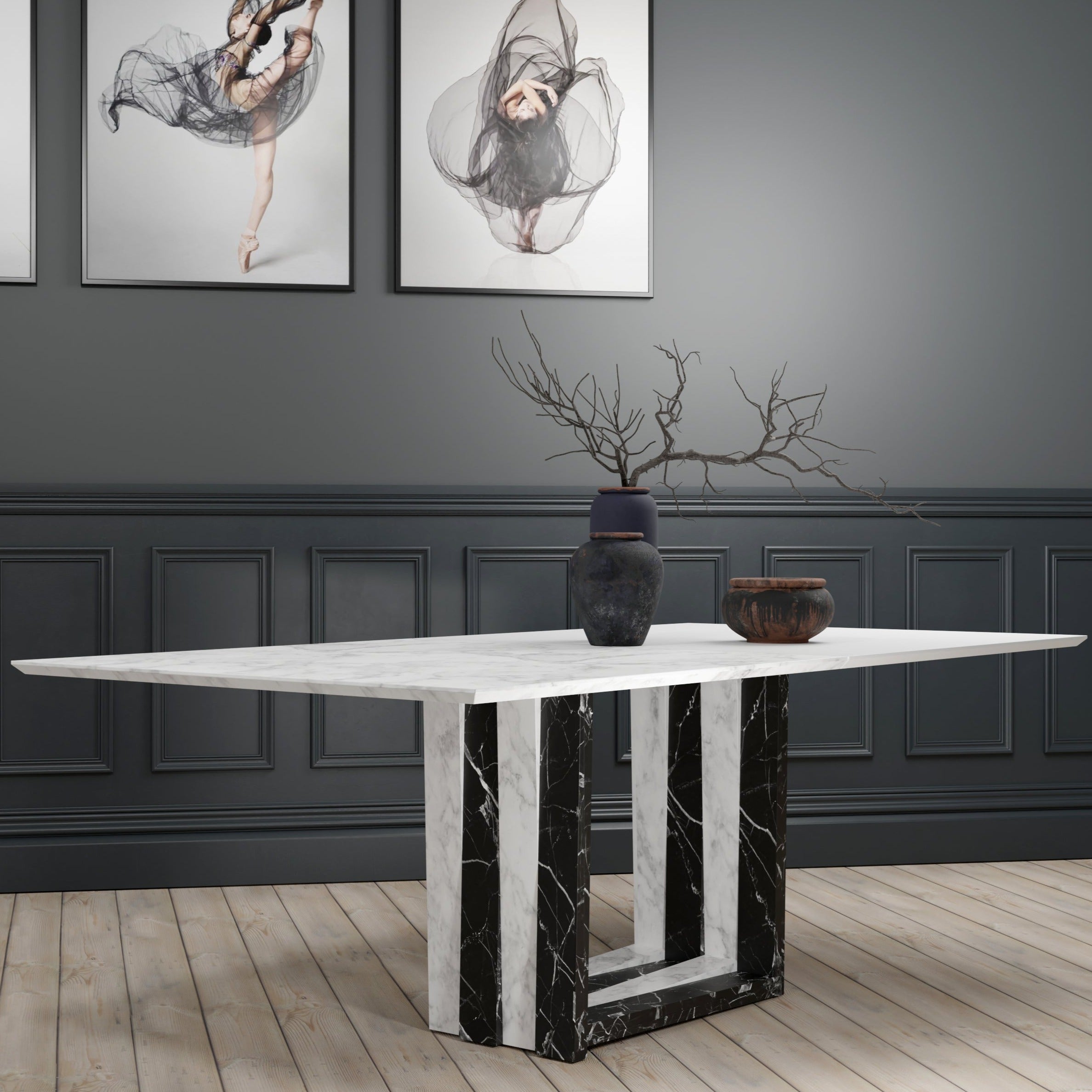 Aria Marble Dining Table