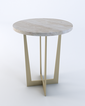 Apollo Marble Round Side Table
