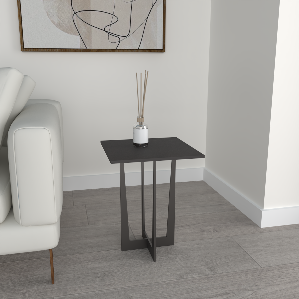 Apollo Sintered Stone Side Table