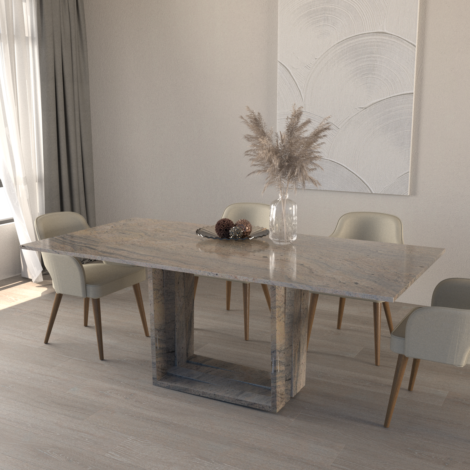 Aria Granite Dining Table – Steve Bristow Furniture