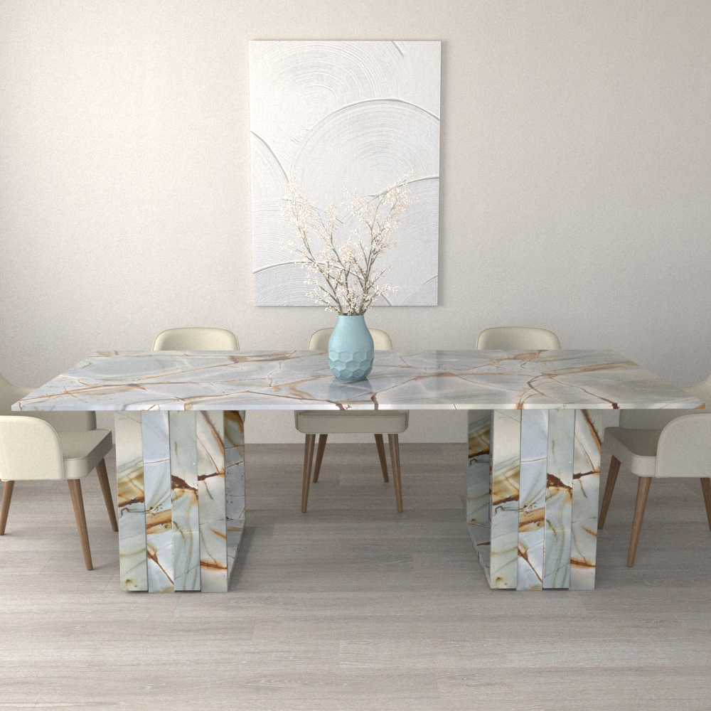 Aria Marble Dining Table