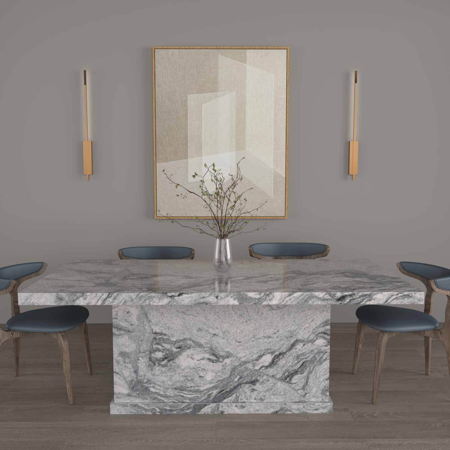 Athena Granite Dining Table