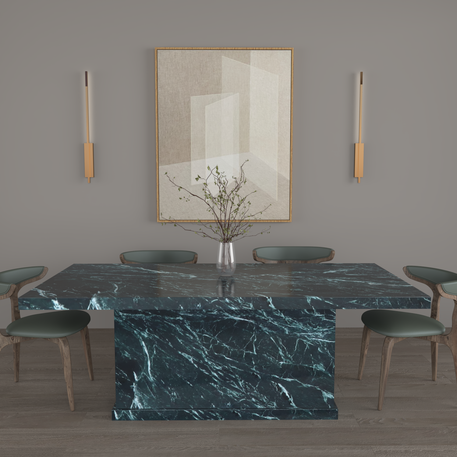 Athena Marble Dining Table