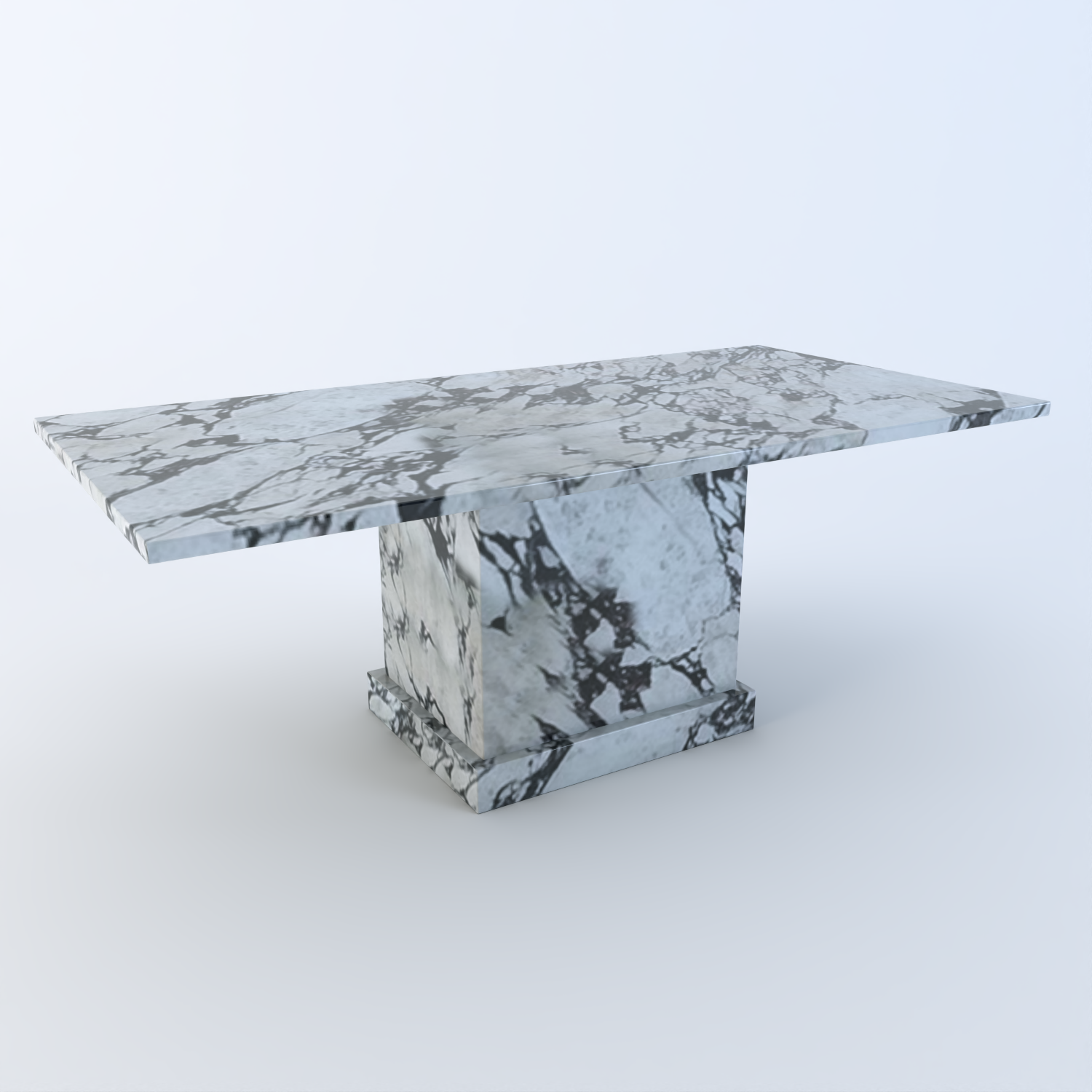 Athena Marble Rectangular Coffee Table