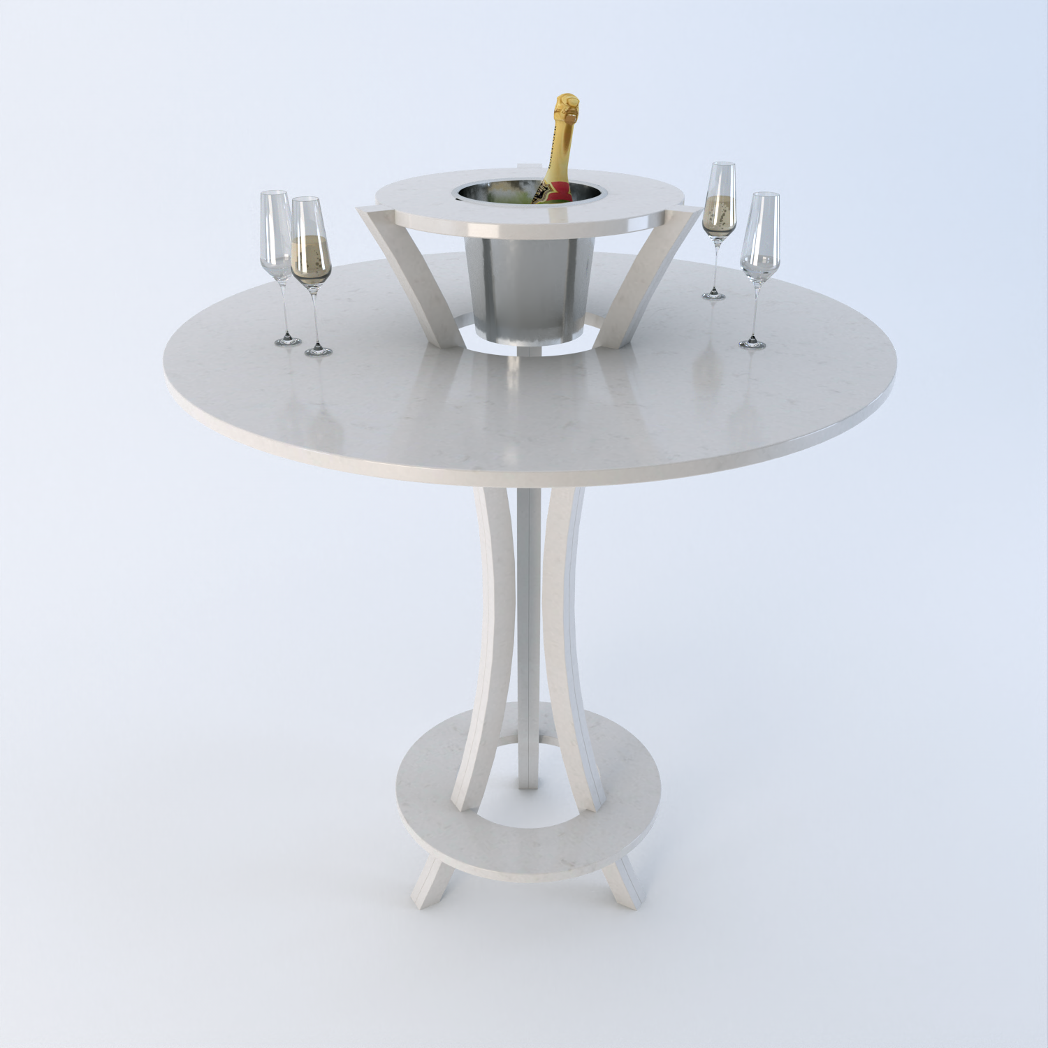 Quartz Bar Table