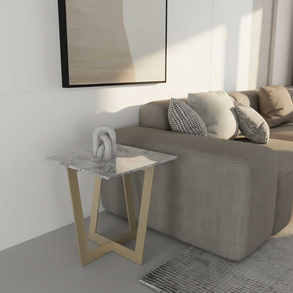 Capri Granite Side Table