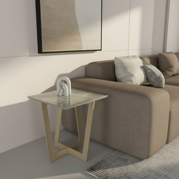 Capri Sintered Stone Side Table