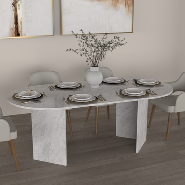 Celeste Marble Dining Table
