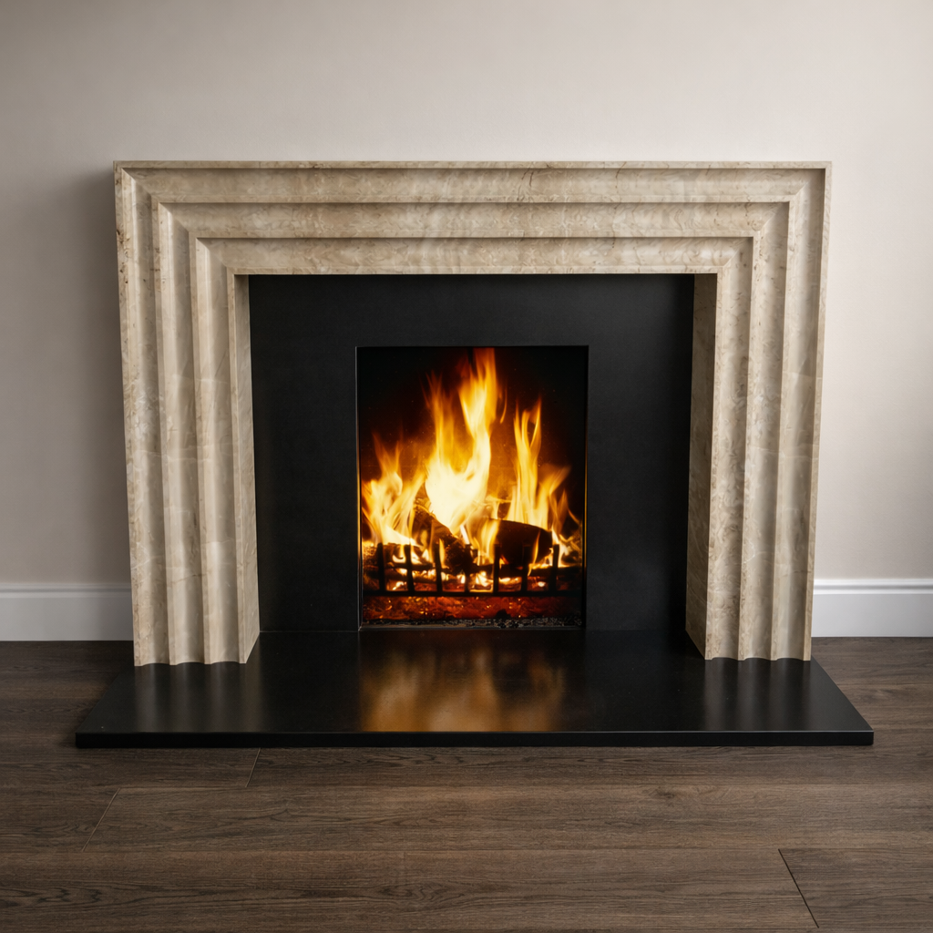 The Ember Marble Fireplace Surround