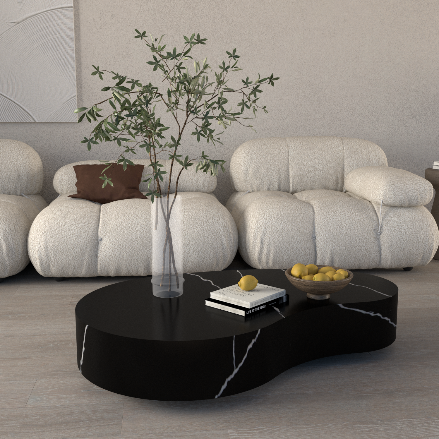 Château Curve Quartz Coffee Table