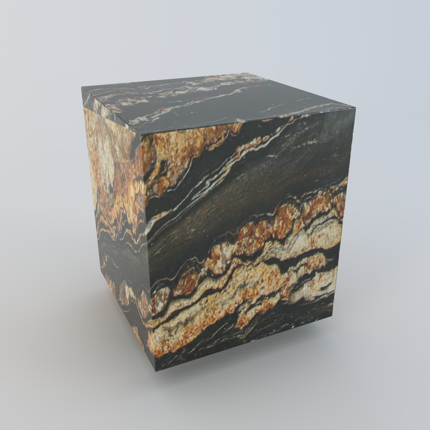 Château Pedestal Granite Side Table