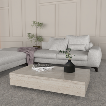Château Chic Travertine Coffee Table