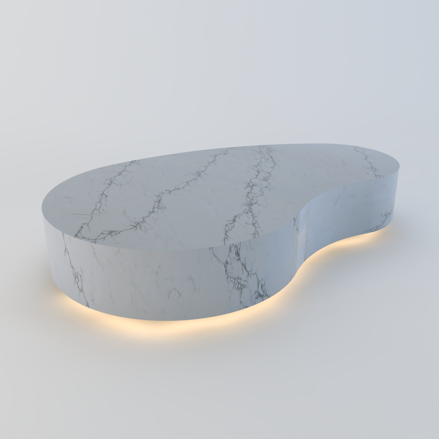 Château Curve Quartz Coffee Table