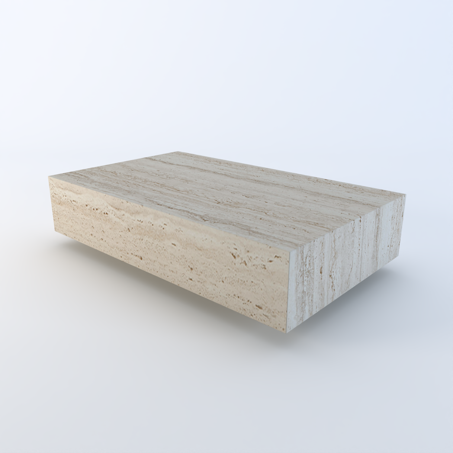 Château Chic Travertine Coffee Table