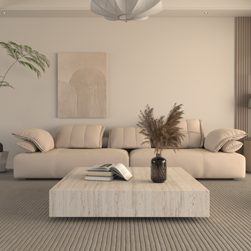 Château Travertine Coffee Table