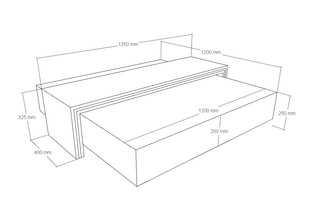 Château Rustique Marble Coffee Table