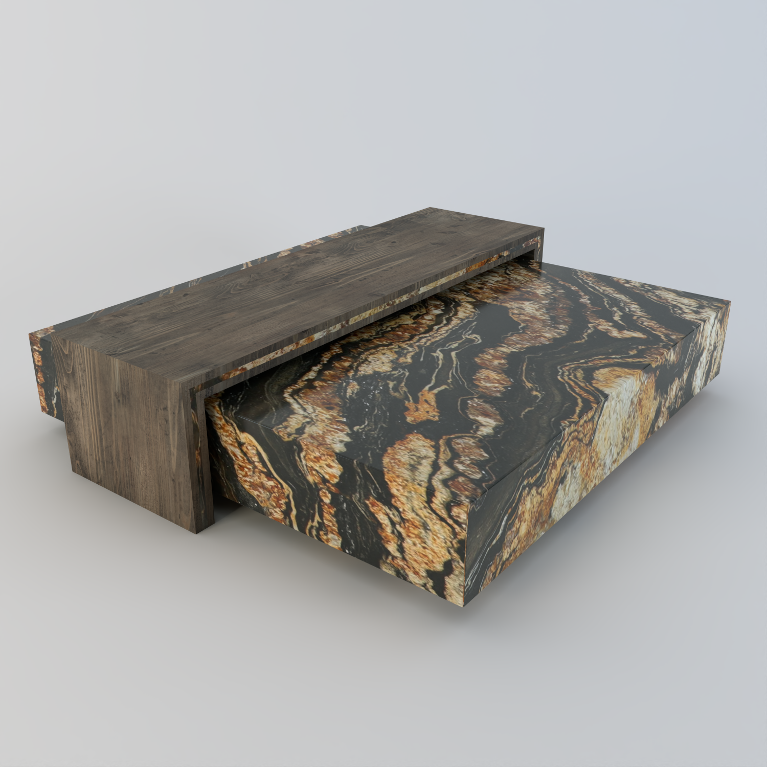 Château Rustique Granite Coffee Table