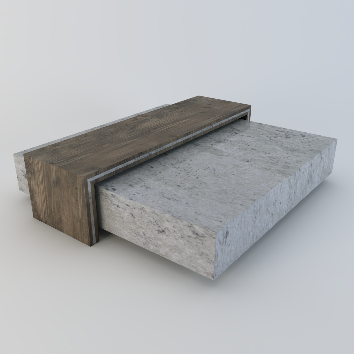 Château Rustique Granite Coffee Table