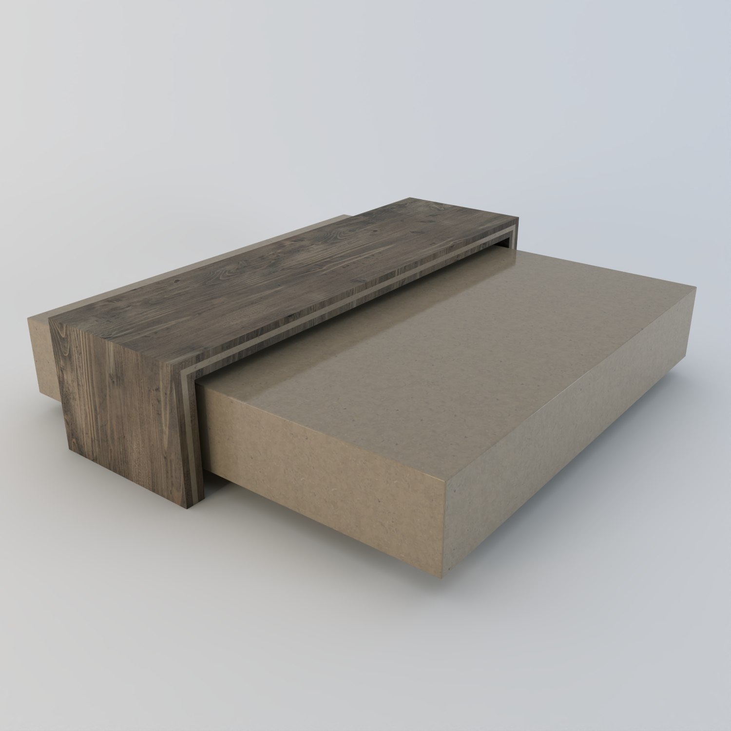 Château Rustique Quartz Coffee Table