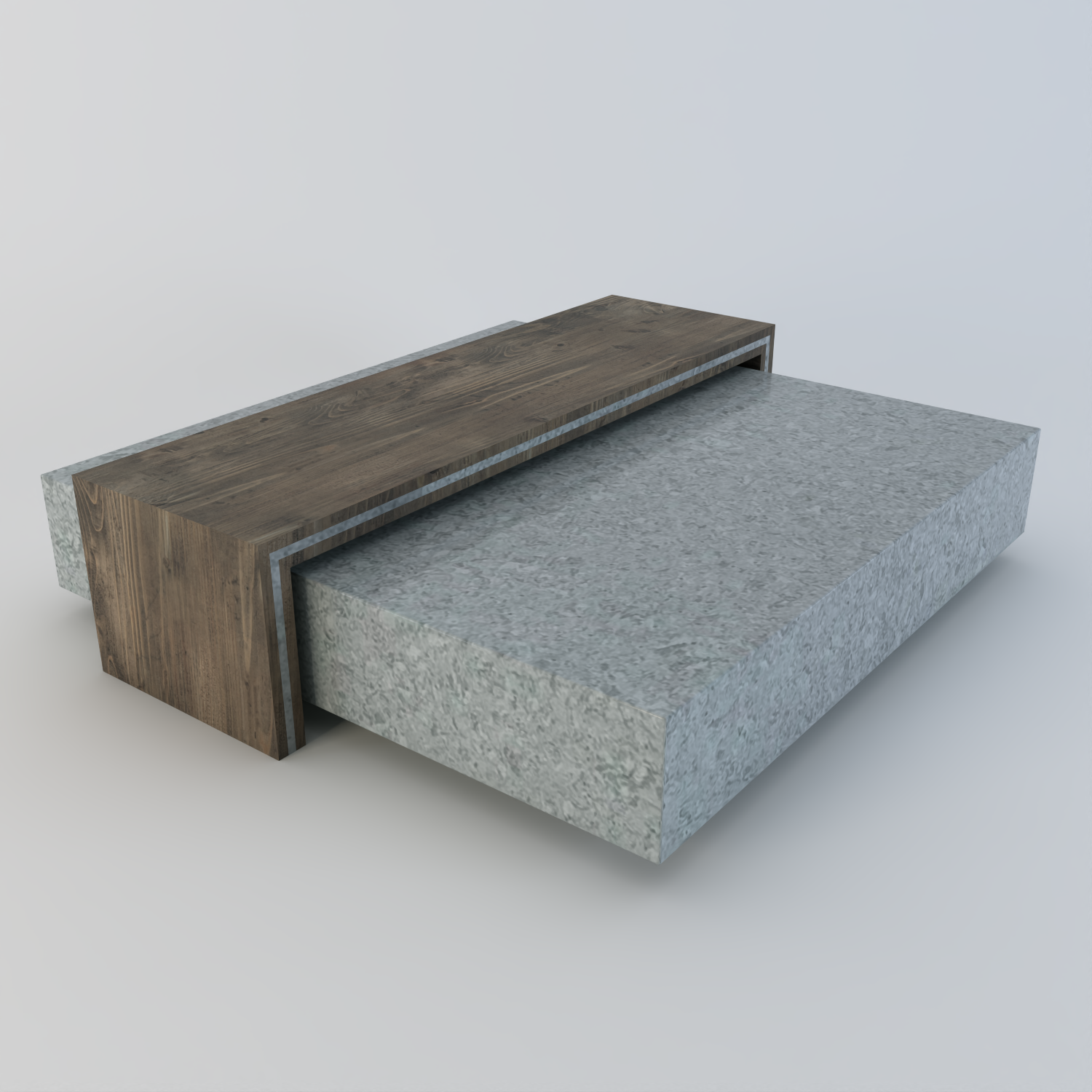 Château Rustique Quartz Coffee Table