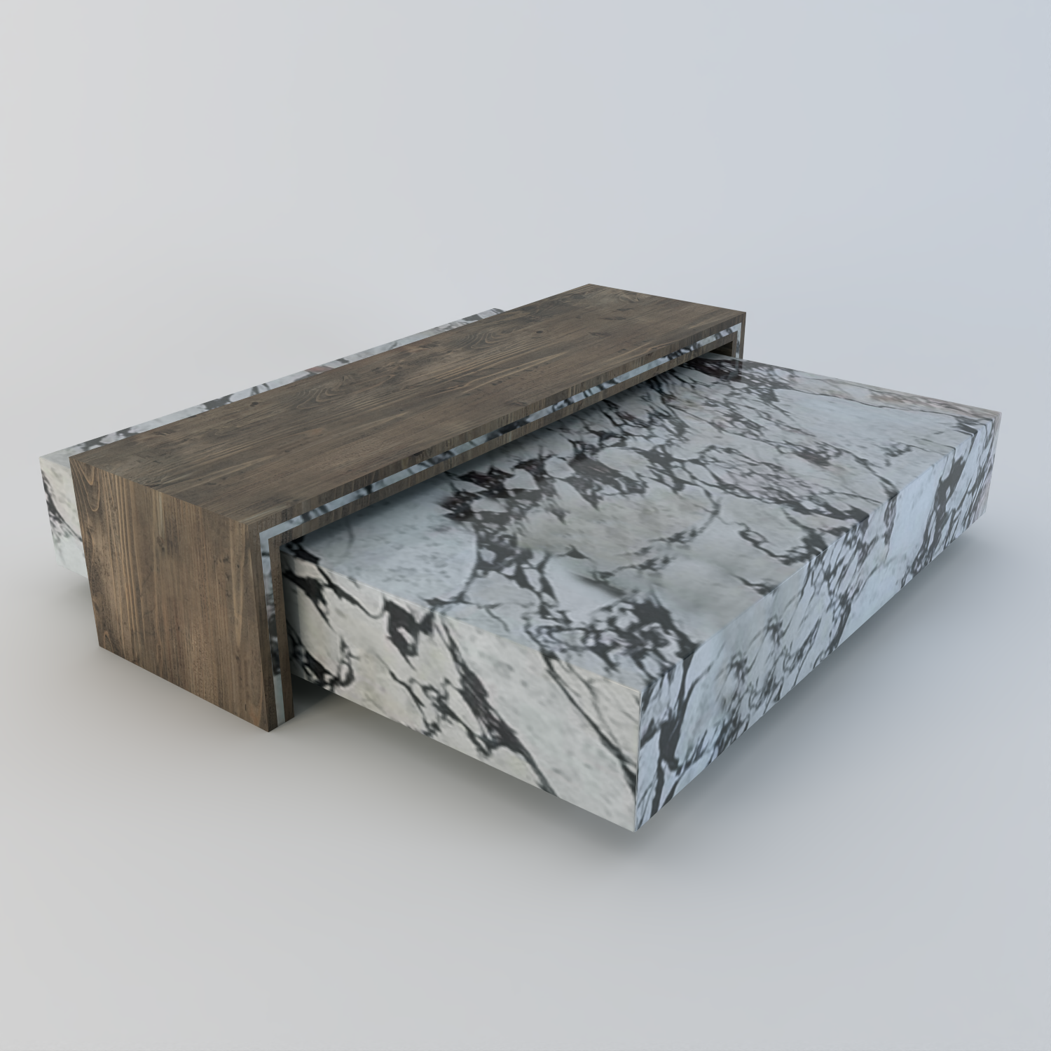 Château Rustique Marble Coffee Table