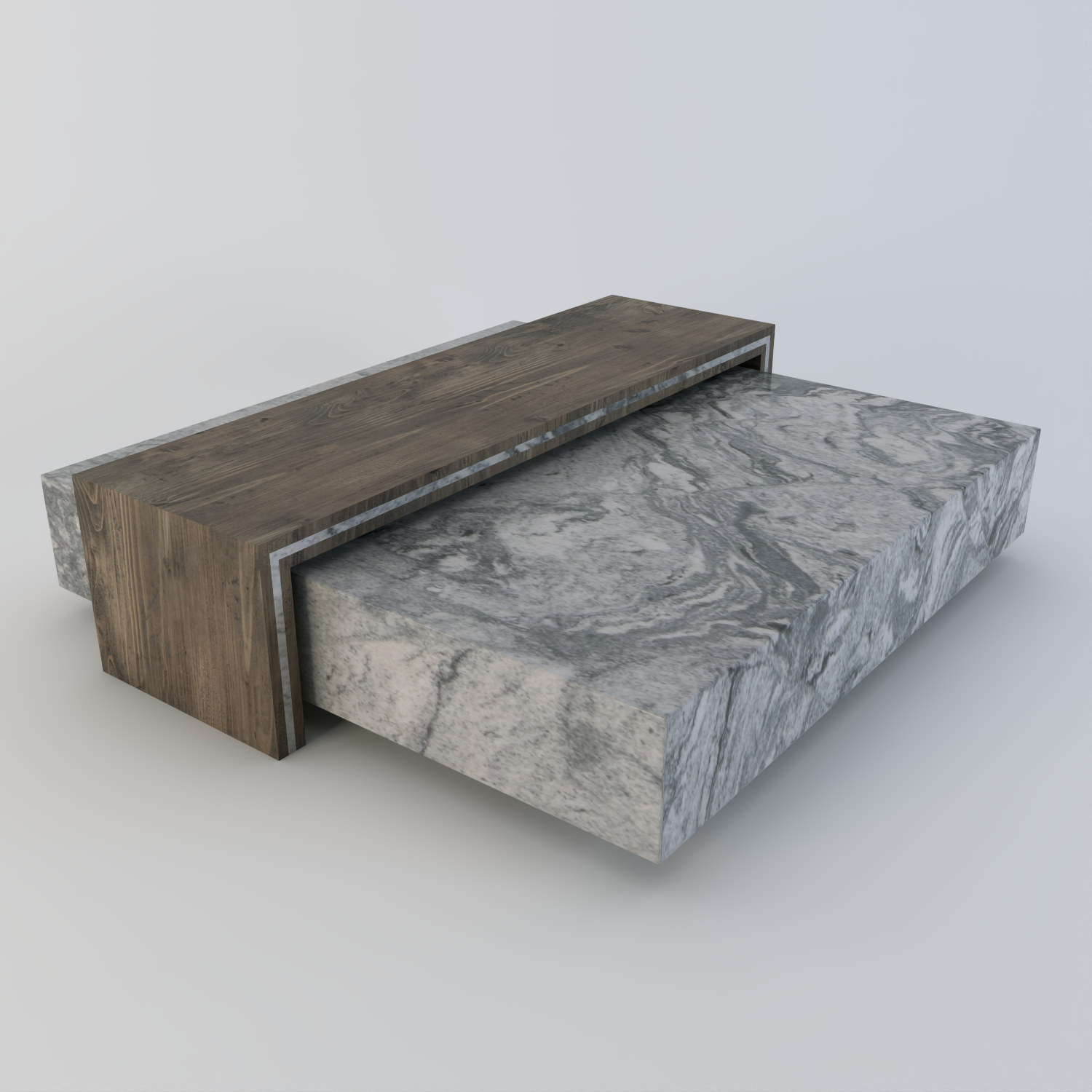 Château Rustique Granite Coffee Table