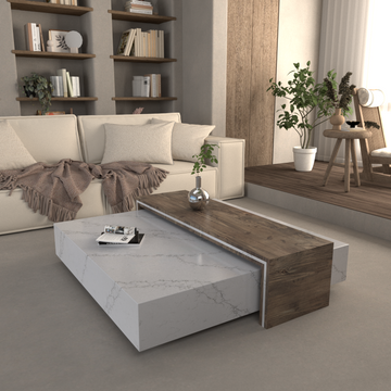 Château Rustique Quartz Coffee Table