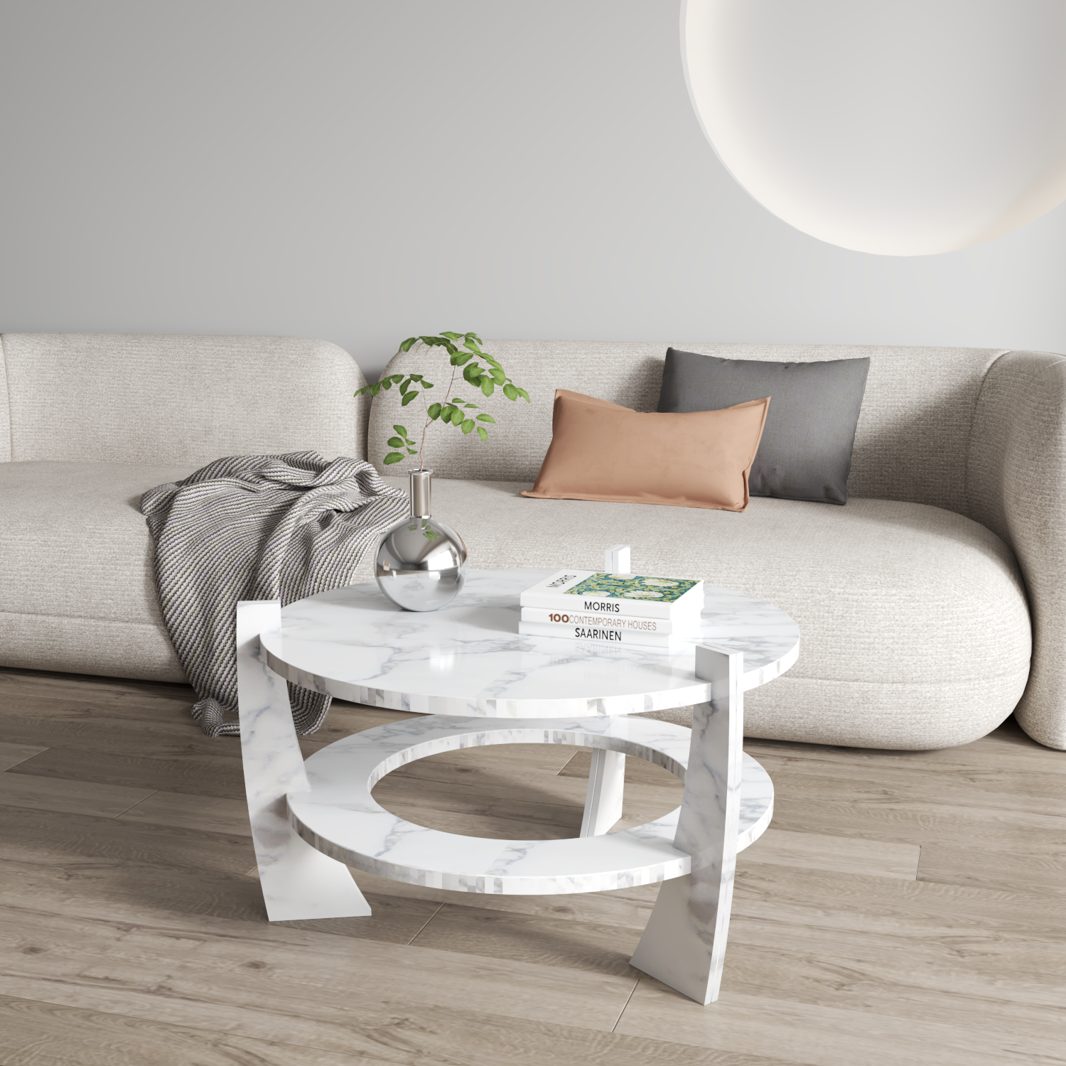 Como Marble Coffee Table