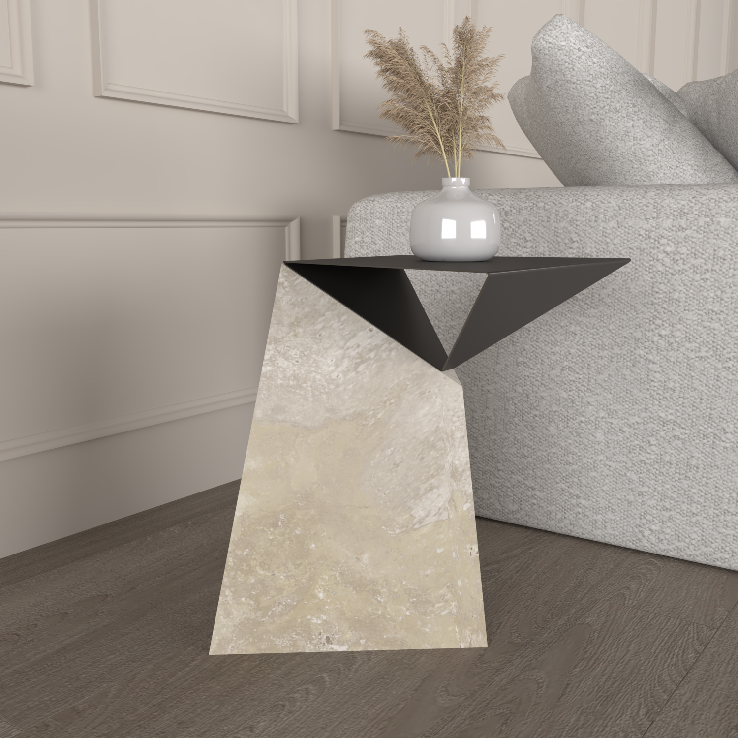 Concorde Sintered Stone Side Table