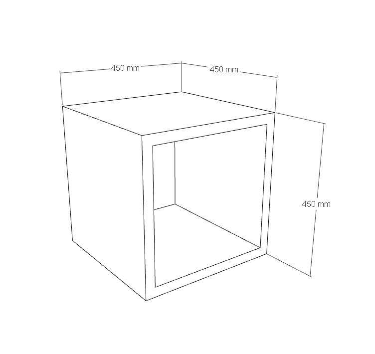 Cubo Marble Side Table