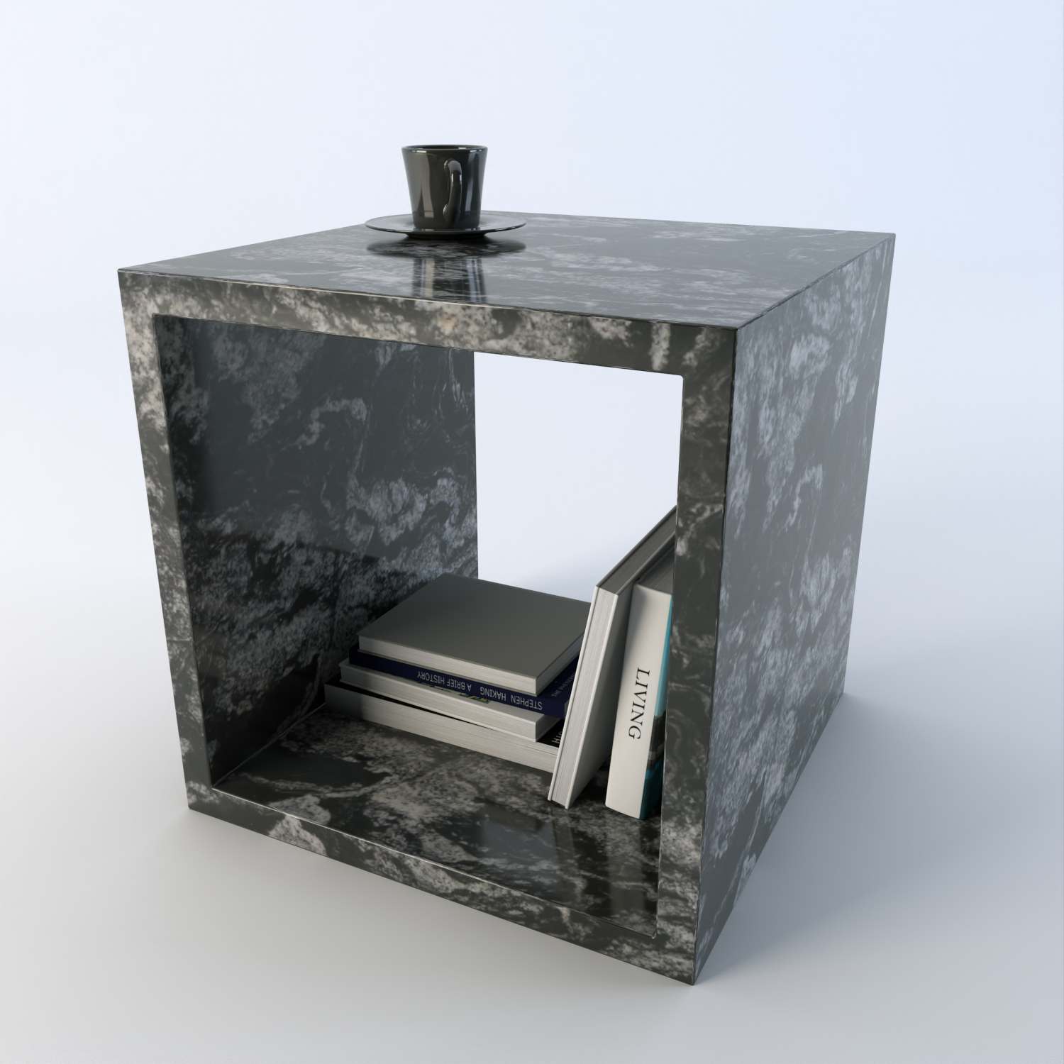Cubo Granite Side Table – Steve Bristow Furniture