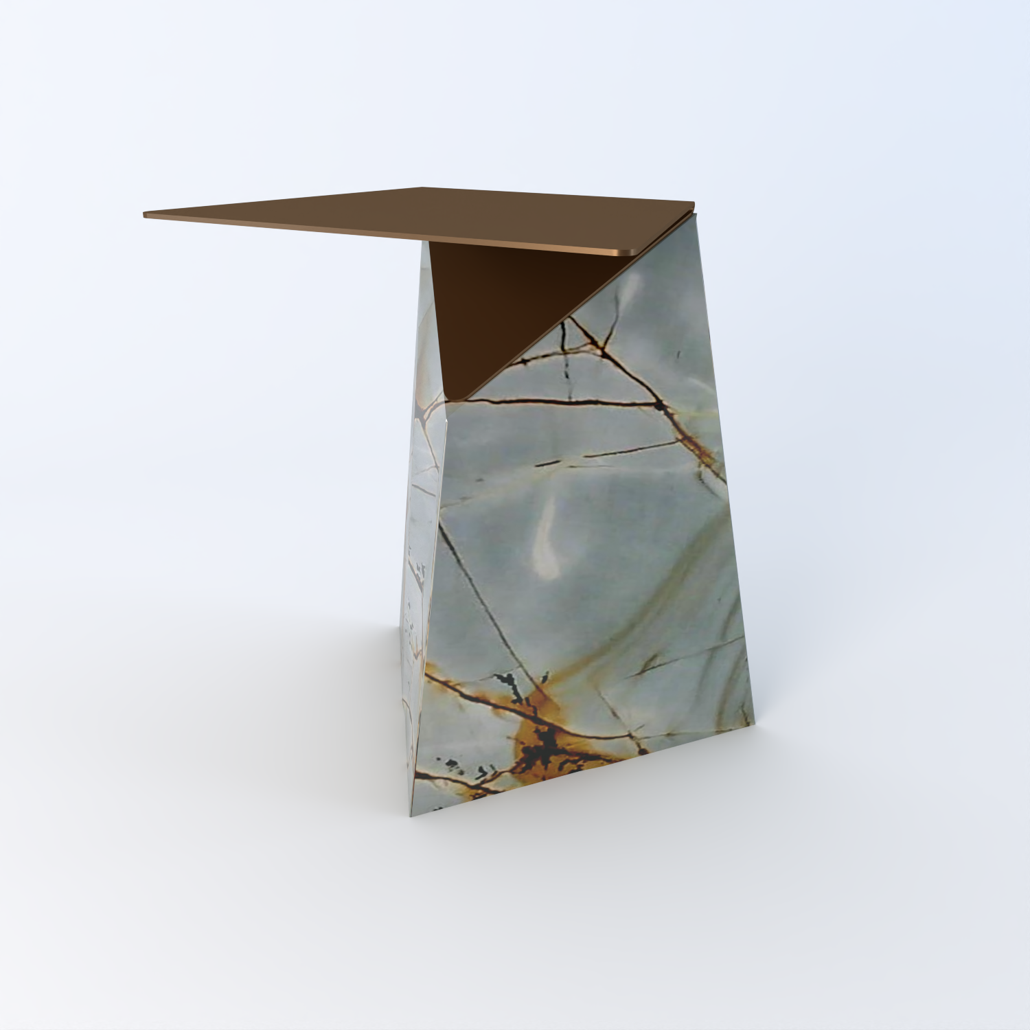 Delta Marble Side Table
