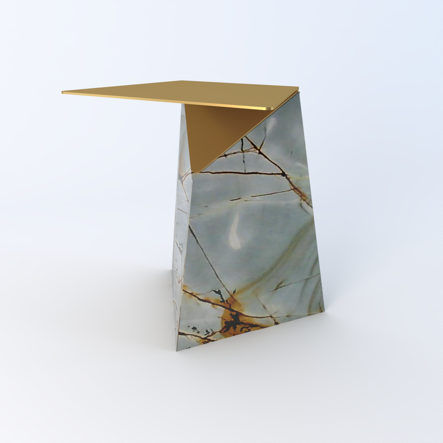 Delta Marble Side Table