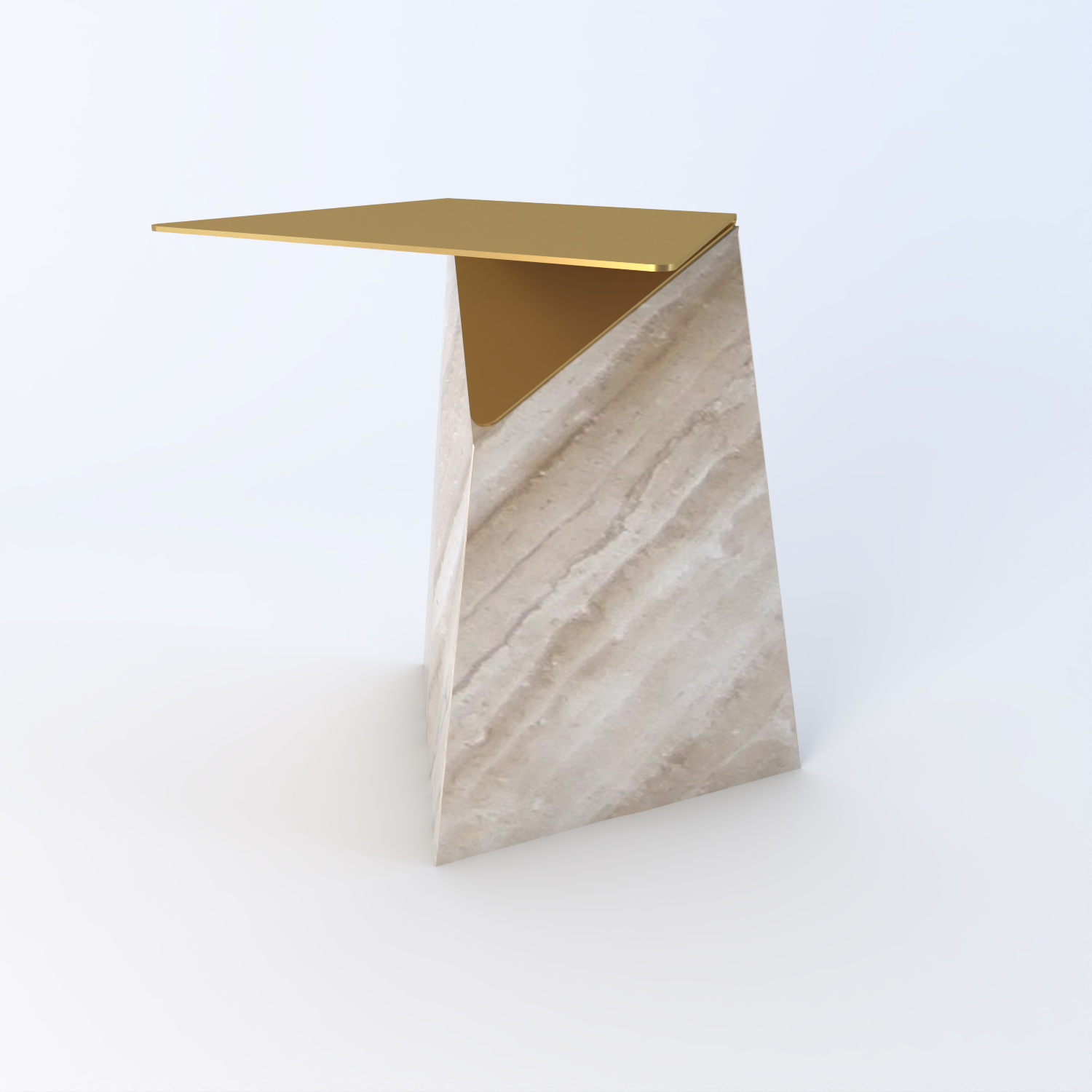 Delta Marble Side Table