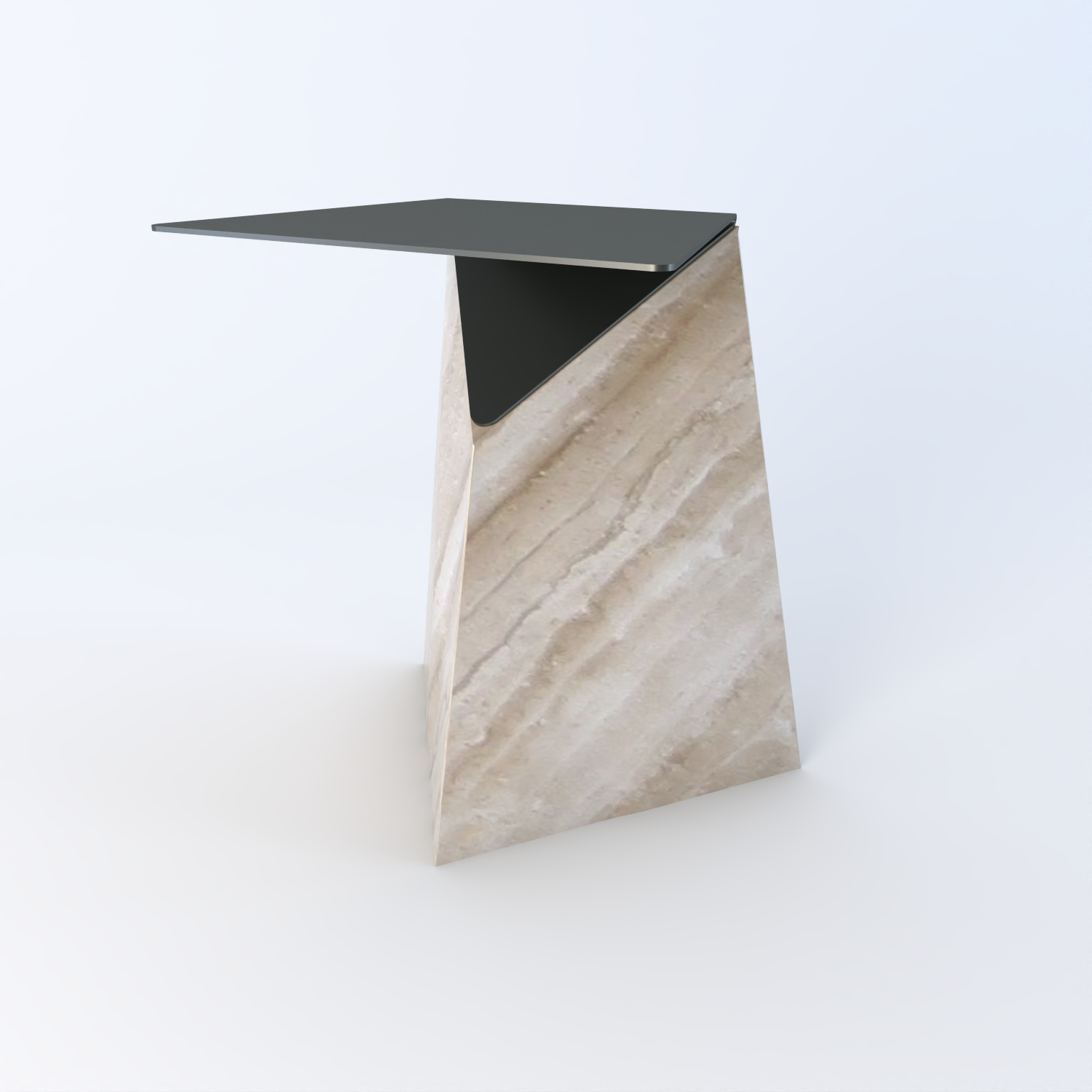 Delta Marble Side Table