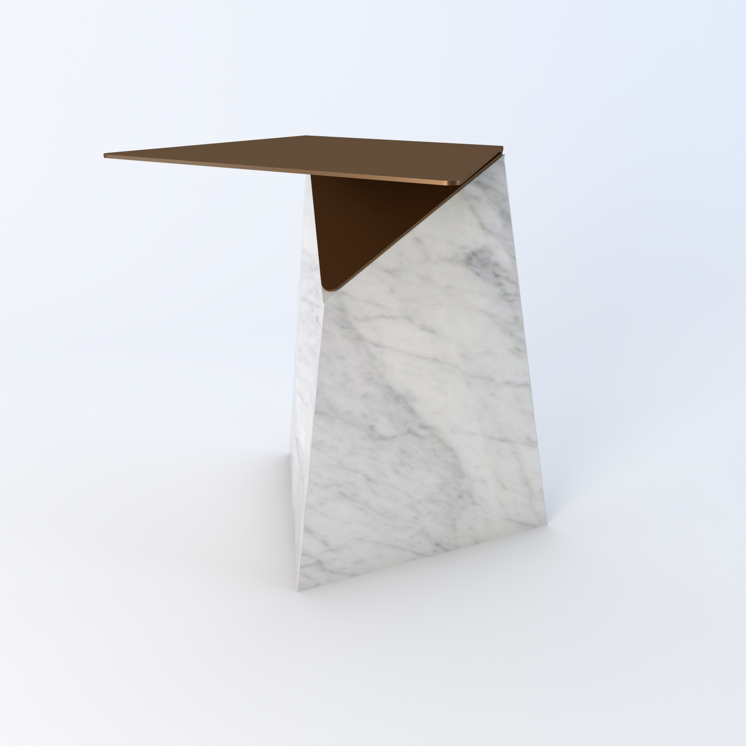 Delta Marble Side Table