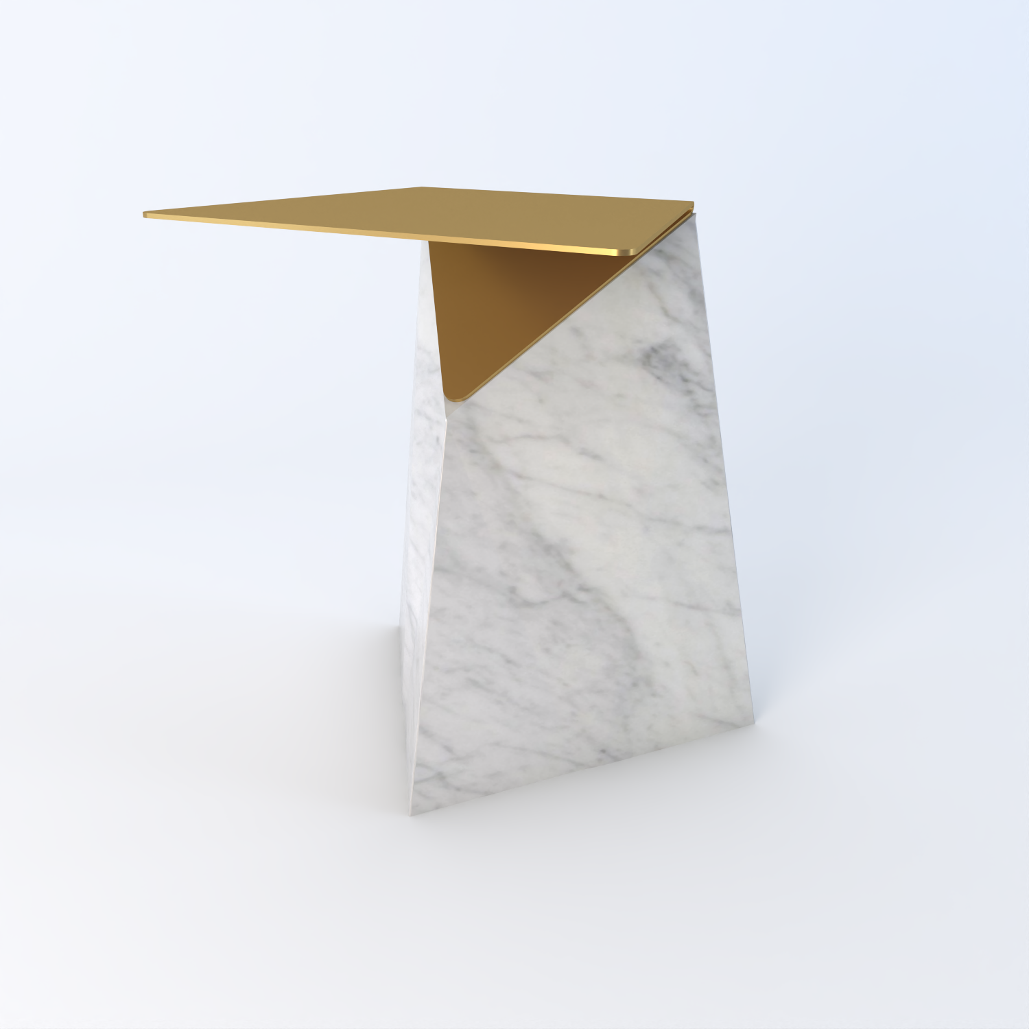 Delta Marble Side Table