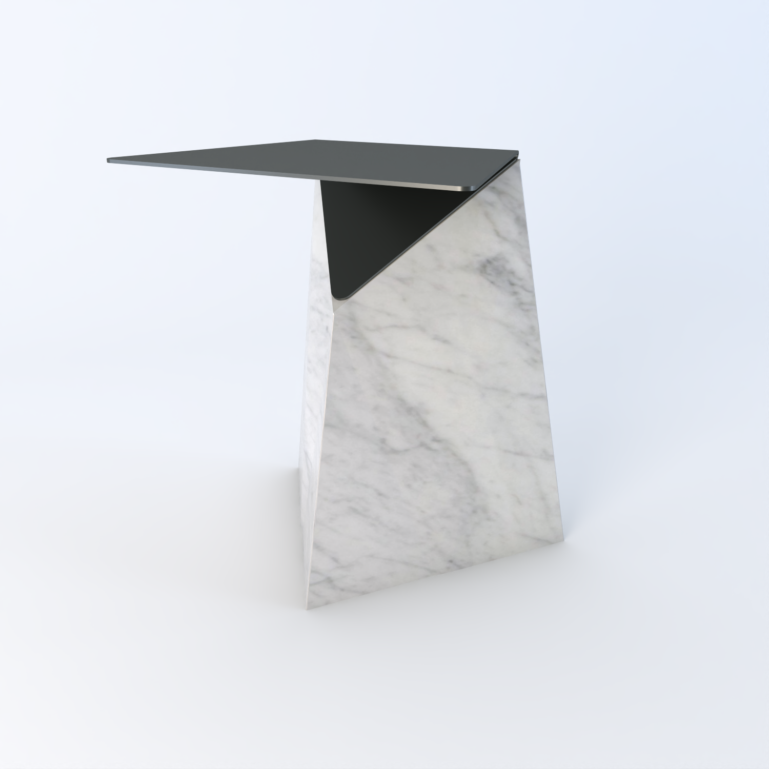 Delta Marble Side Table