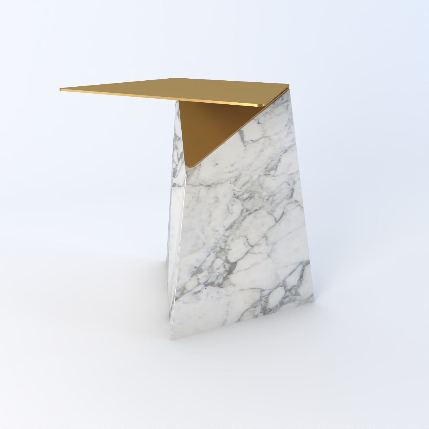 Delta Marble Side Table