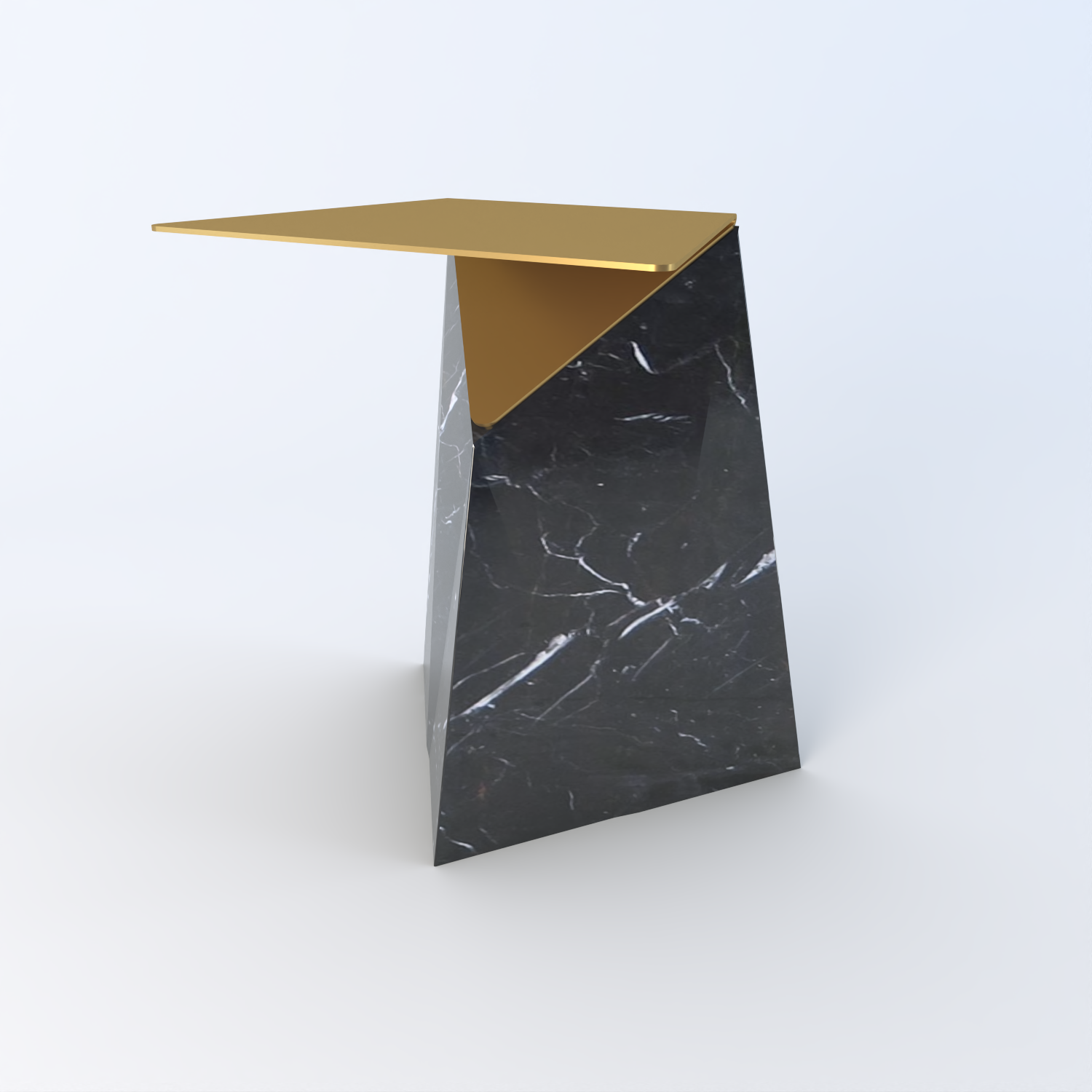 Delta Marble Side Table